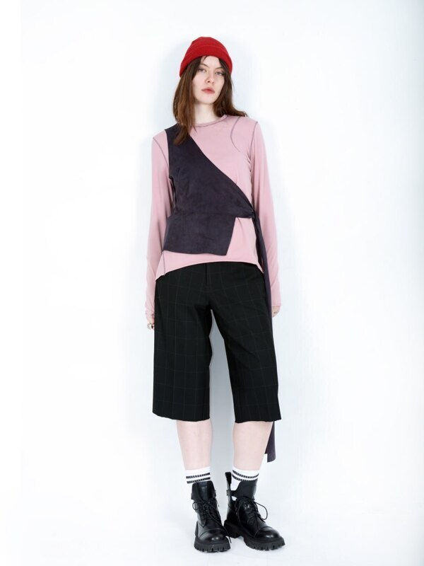 Suede vest