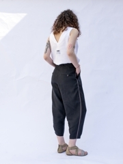 Pans "KYOTO" linen black