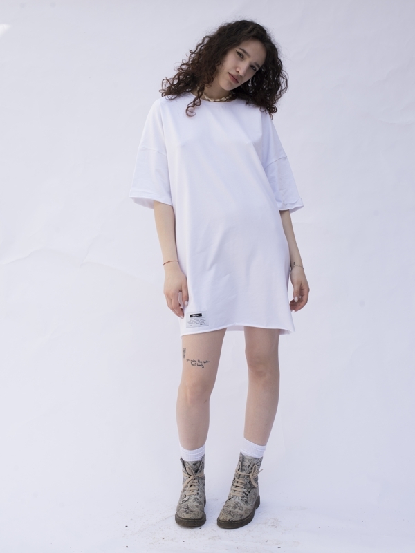 T-shirt "BASE LONG" white