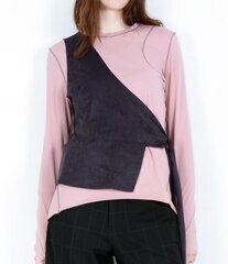 Suede vest