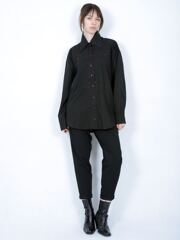 Shirt "Red scratch", black