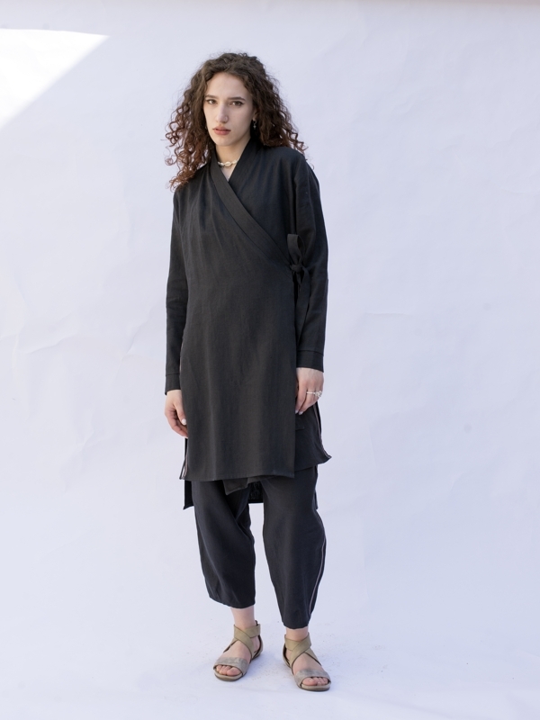 Jaket "KYOTO" linen black