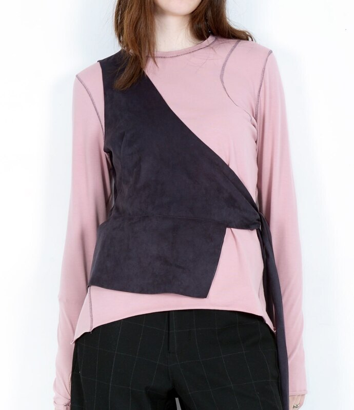 Suede vest