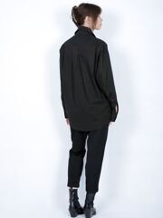 Shirt "Red scratch", black