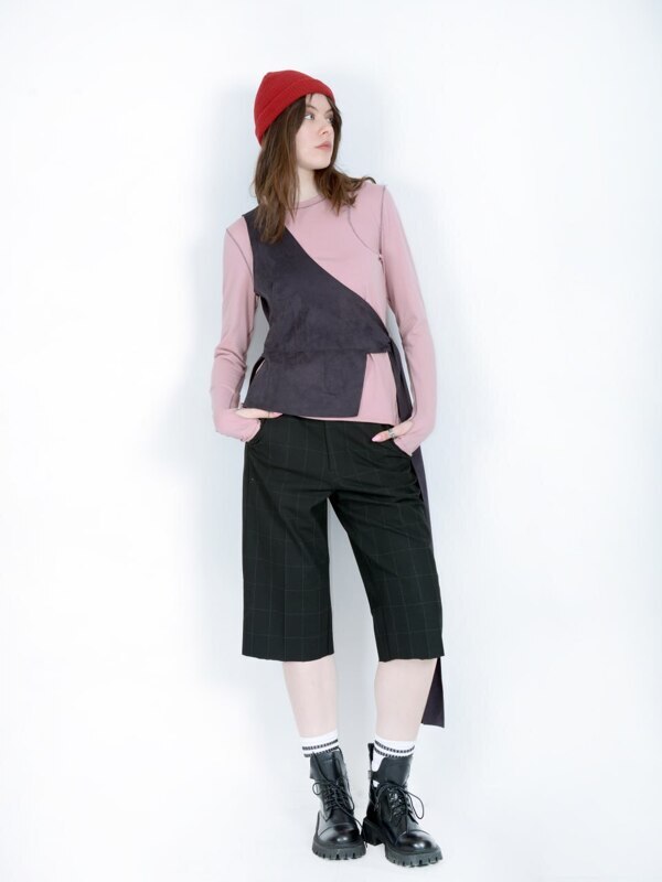 Suede vest